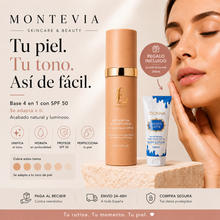 Cargar imagen en el visor de la galería, Base de Maquillaje con SPF 50 – Acabado Natural y Tono Adaptable