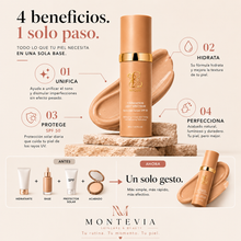 Cargar imagen en el visor de la galería, Base de Maquillaje con SPF 50 – Acabado Natural y Tono Adaptable
