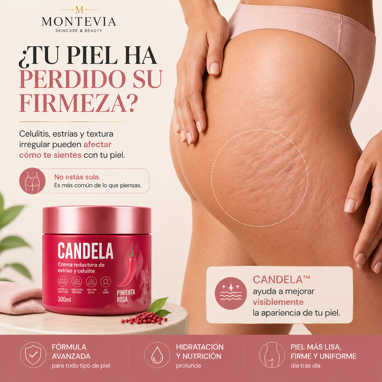 CANDELA™ — Crema Reafirmante Corporal